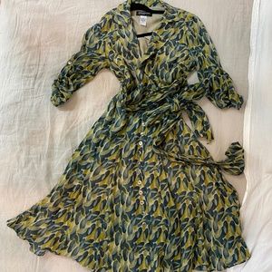 Vintage 100% silk dress by jones New York (medium)